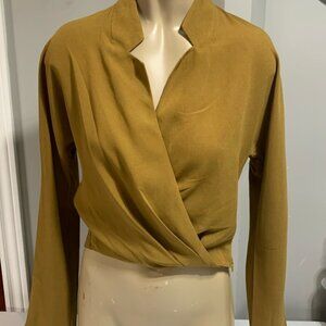 Aritzia Babaton Brown Blouse